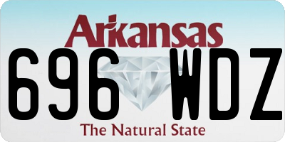 AR license plate 696WDZ