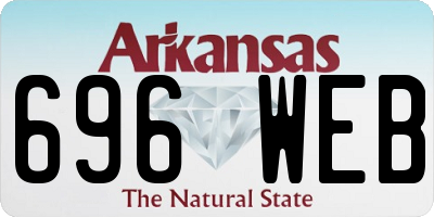 AR license plate 696WEB