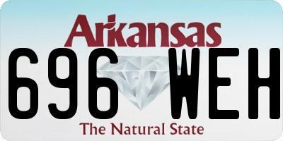 AR license plate 696WEH