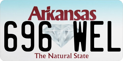 AR license plate 696WEL