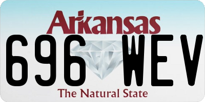 AR license plate 696WEV