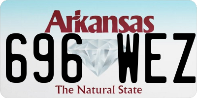 AR license plate 696WEZ