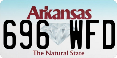 AR license plate 696WFD