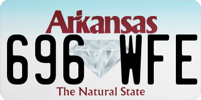 AR license plate 696WFE
