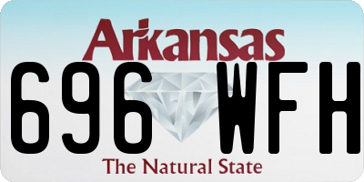 AR license plate 696WFH