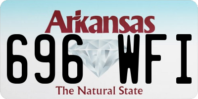 AR license plate 696WFI