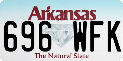 AR license plate 696WFK