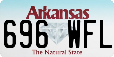 AR license plate 696WFL