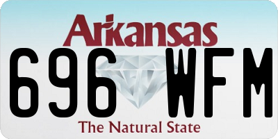 AR license plate 696WFM
