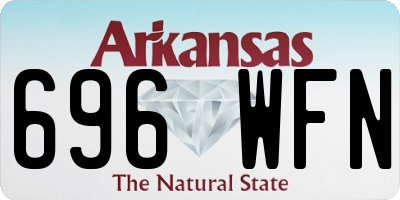 AR license plate 696WFN