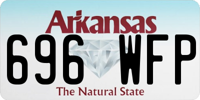 AR license plate 696WFP