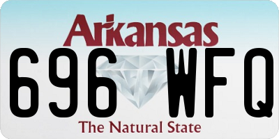 AR license plate 696WFQ