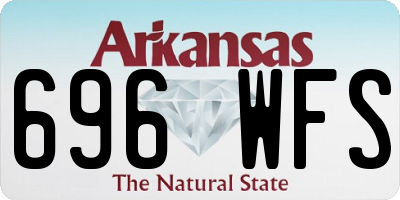 AR license plate 696WFS