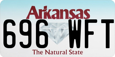 AR license plate 696WFT