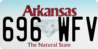 AR license plate 696WFV