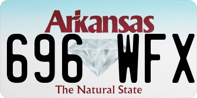 AR license plate 696WFX