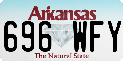 AR license plate 696WFY