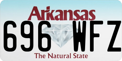 AR license plate 696WFZ