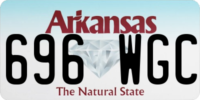 AR license plate 696WGC
