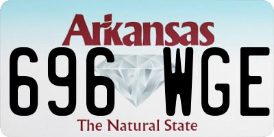 AR license plate 696WGE