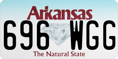 AR license plate 696WGG