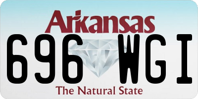 AR license plate 696WGI
