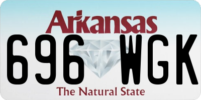 AR license plate 696WGK