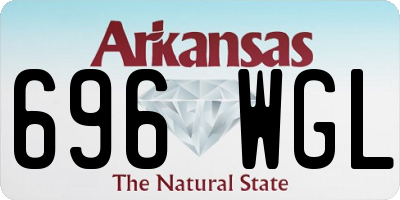 AR license plate 696WGL