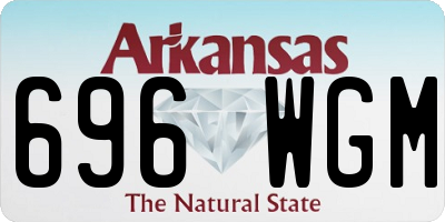 AR license plate 696WGM