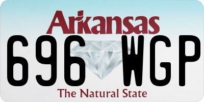 AR license plate 696WGP