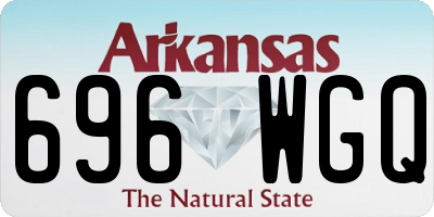 AR license plate 696WGQ
