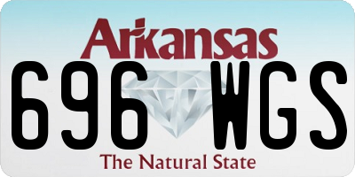 AR license plate 696WGS