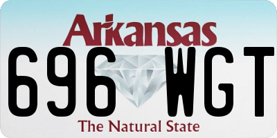 AR license plate 696WGT
