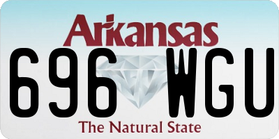 AR license plate 696WGU
