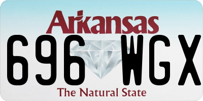 AR license plate 696WGX