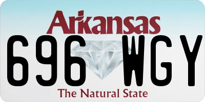 AR license plate 696WGY