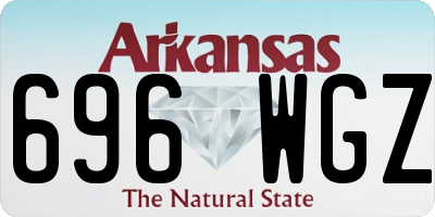 AR license plate 696WGZ
