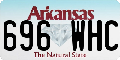 AR license plate 696WHC