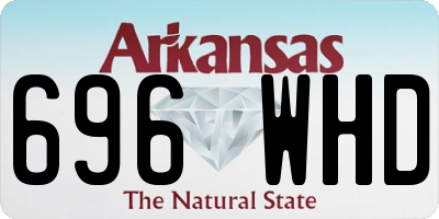 AR license plate 696WHD