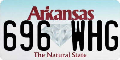 AR license plate 696WHG