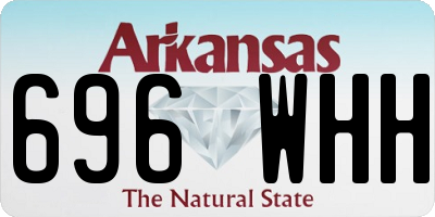 AR license plate 696WHH