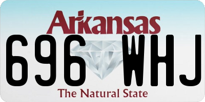 AR license plate 696WHJ