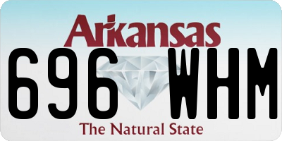 AR license plate 696WHM
