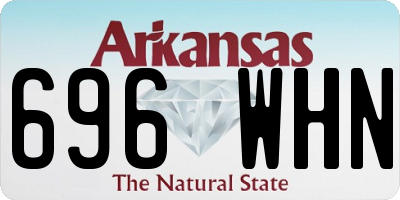 AR license plate 696WHN