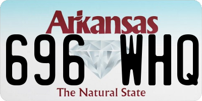 AR license plate 696WHQ
