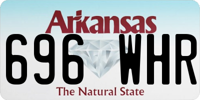 AR license plate 696WHR