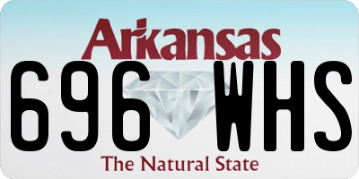AR license plate 696WHS