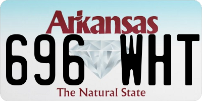 AR license plate 696WHT