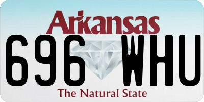AR license plate 696WHU
