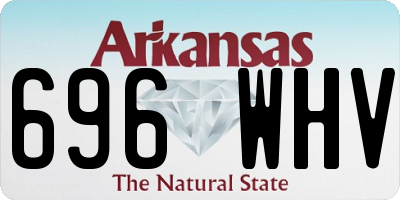 AR license plate 696WHV